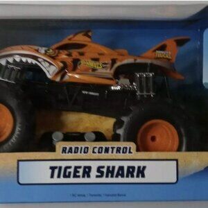 New Bright 1:15 RC Monster Truck Remote Control 4x4 Hot Wheels Tiger Shark. new